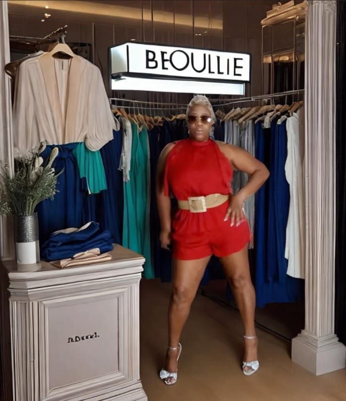 one piece romper with details in the collar